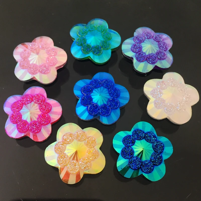 Embellishment Glue Craft - 20 peças 20mm ab cor mista