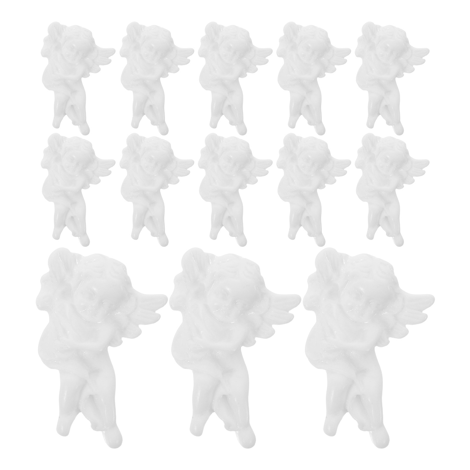 Christmas Craft Embellishment - 100 peças de miniaturas de anjo