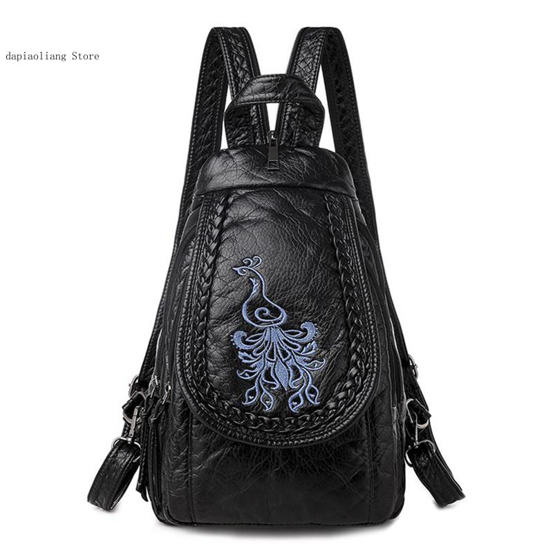 Applique Patch Flower - Sacos de ombro para mulheres de