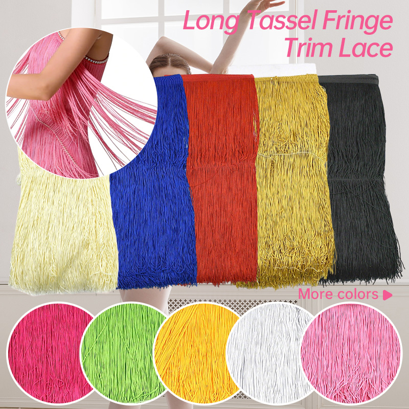 Fringe Ribbon Sewing - Franja de Borlas de 1-5 Metros