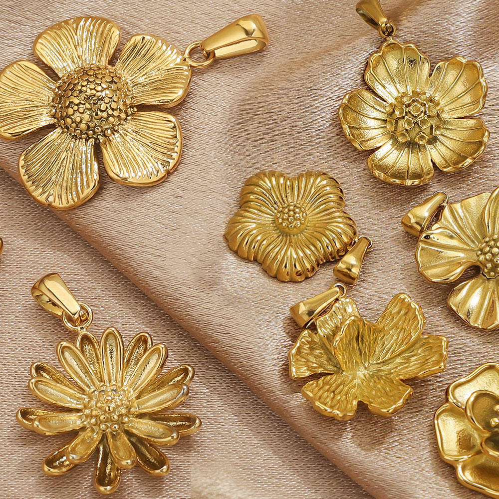 2 pçs lote encantos de aço ino - Embellishment Crafts avaliação e preço