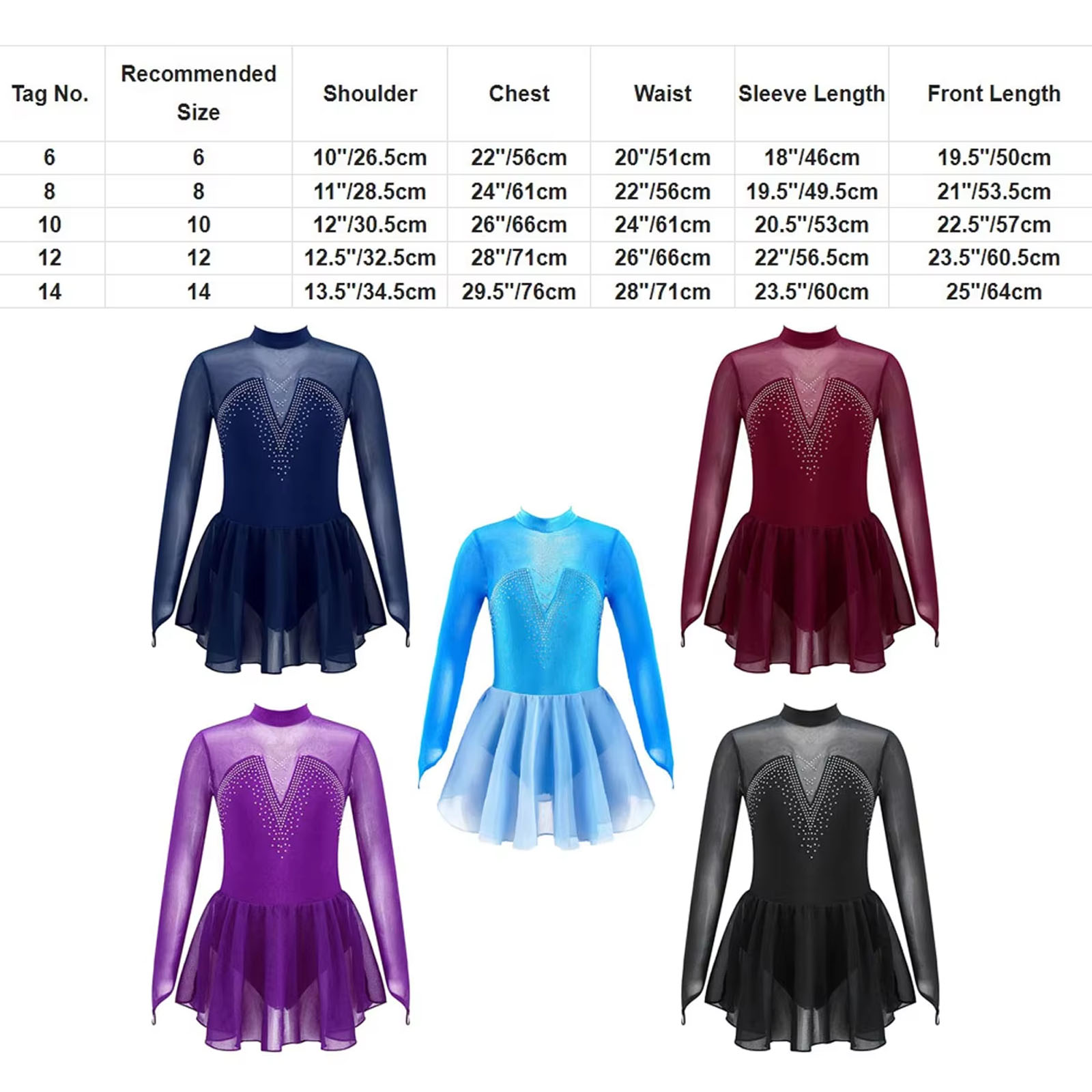 Crianças menina patinação artí - Rhinestone Banding Trim avaliação e preço