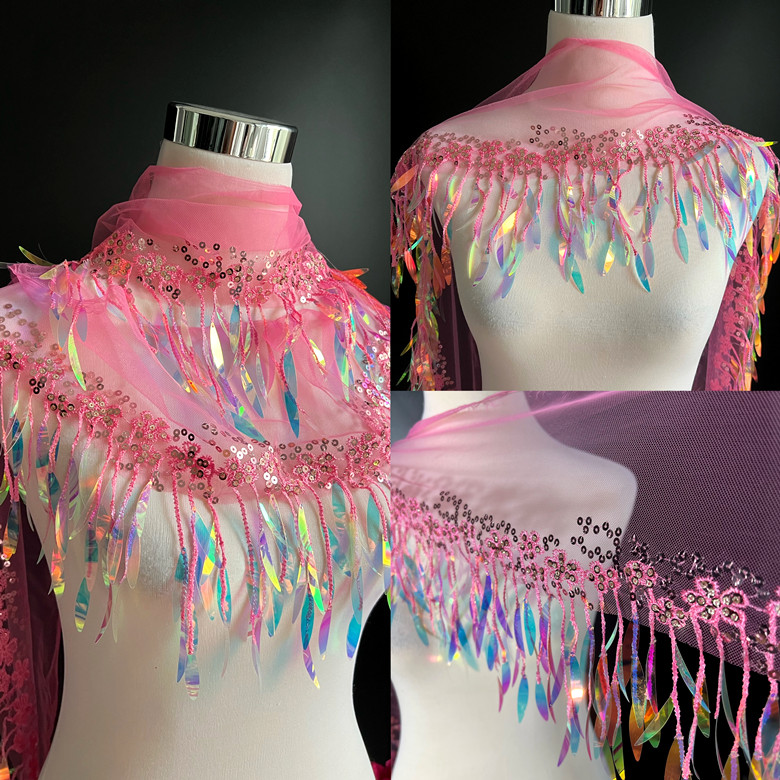 2-10 Jardas de Franjas de Borl - Fringe Ribbon Sewing avaliação e preço