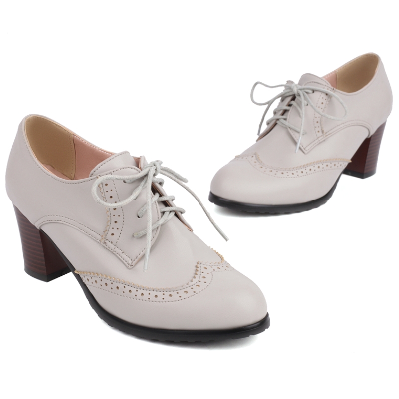 Sapatos mocassins de salto alt - Guipure Lace Panel avaliação e preço