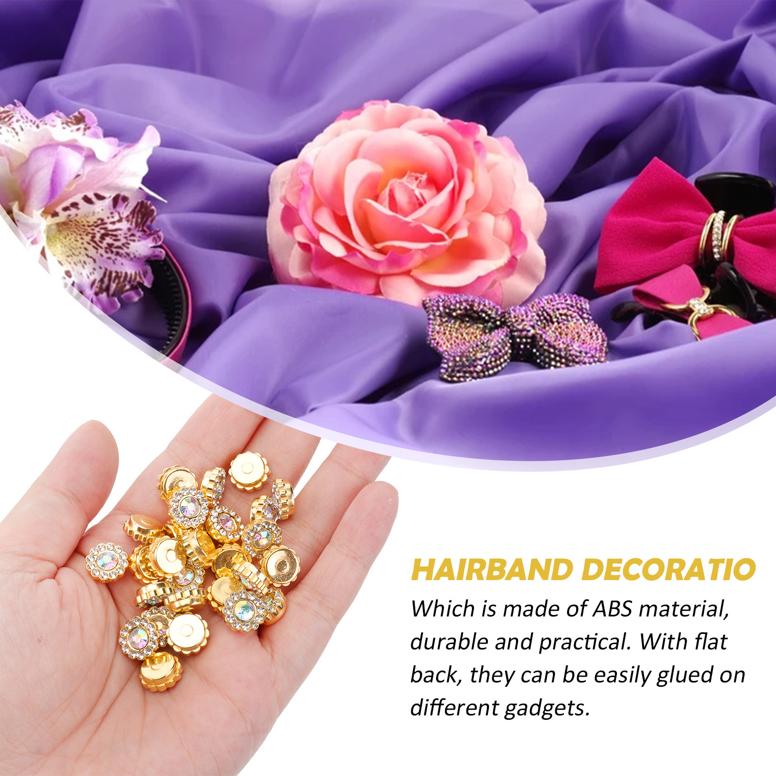 50 peças de acessórios de disc - Embellishment Glue Craft avaliação e preço