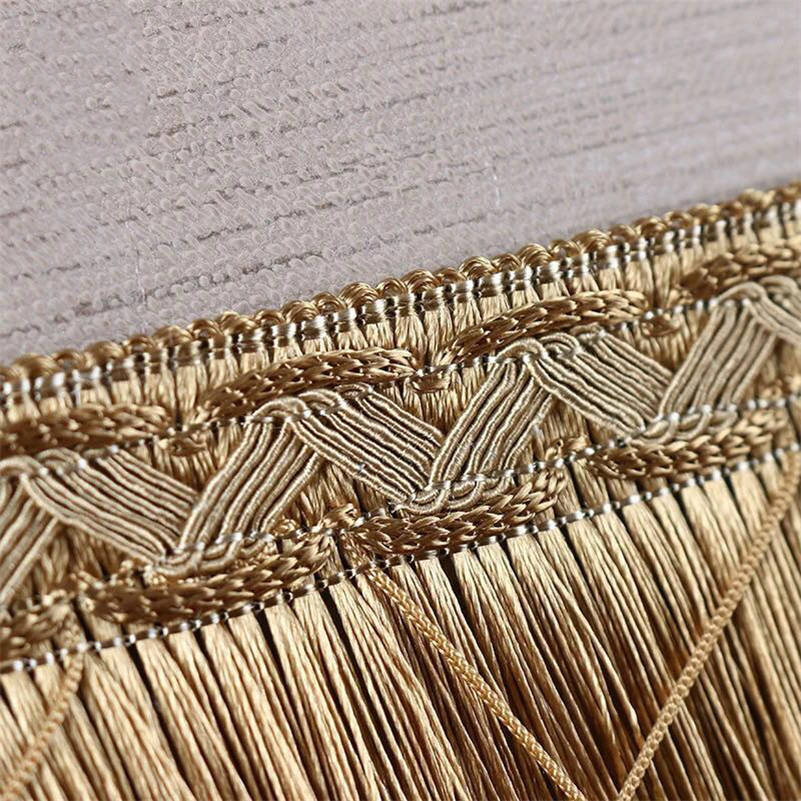 2/4/6 metros cortina borla fri - Beaded Trim Fringe avaliação e preço